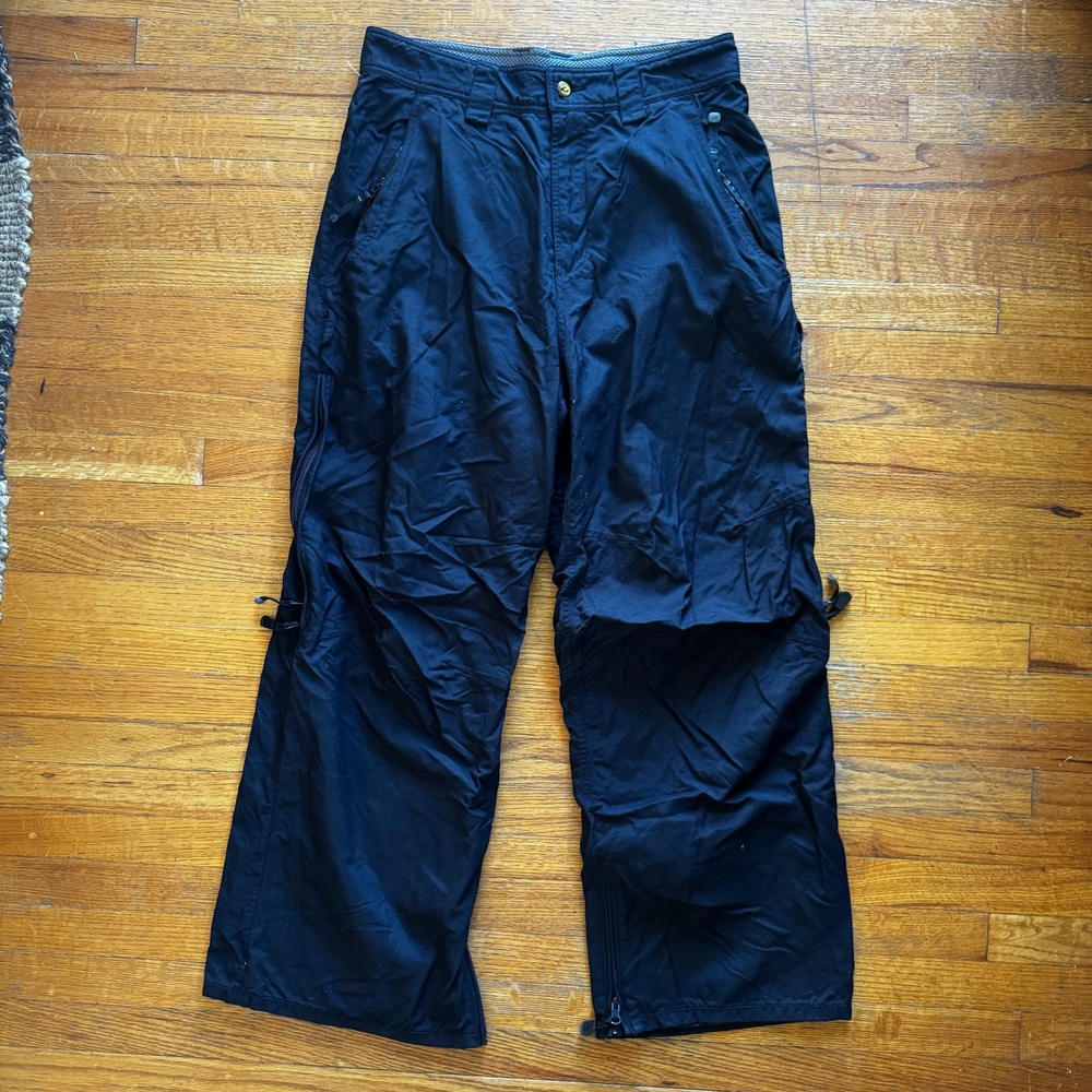 Billabong Jeremy‎ Jones Black Snow Pants Mens Relaxed Ski Snowboard Cargo Small
